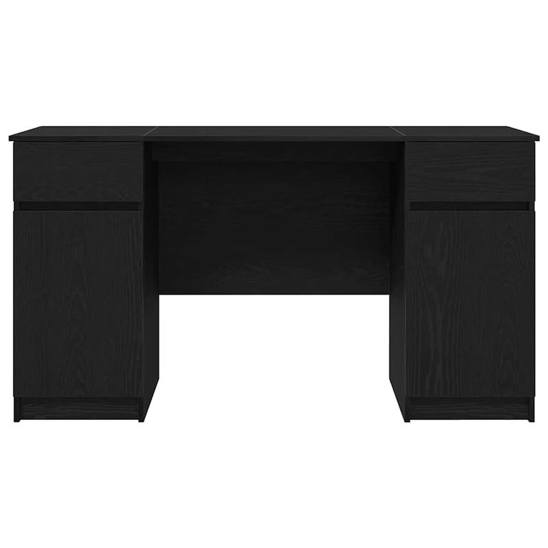 Großer Schreibtisch mit Schubladen und Türen, 140 cm