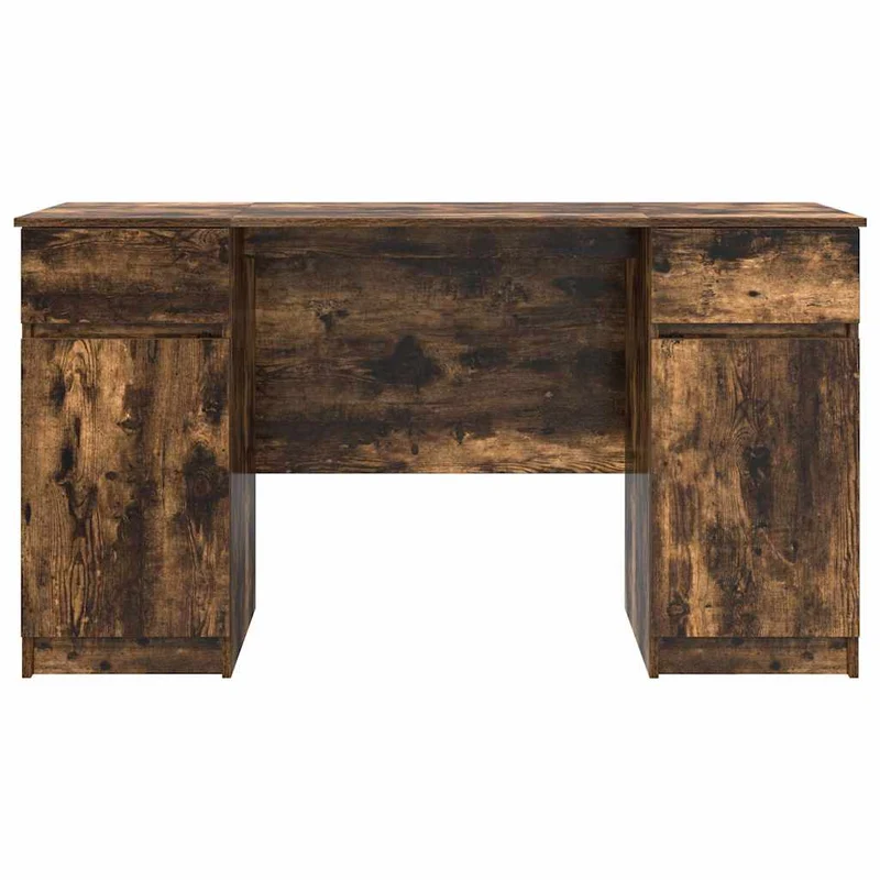 Großer Schreibtisch mit Schubladen und Türen, 140 cm