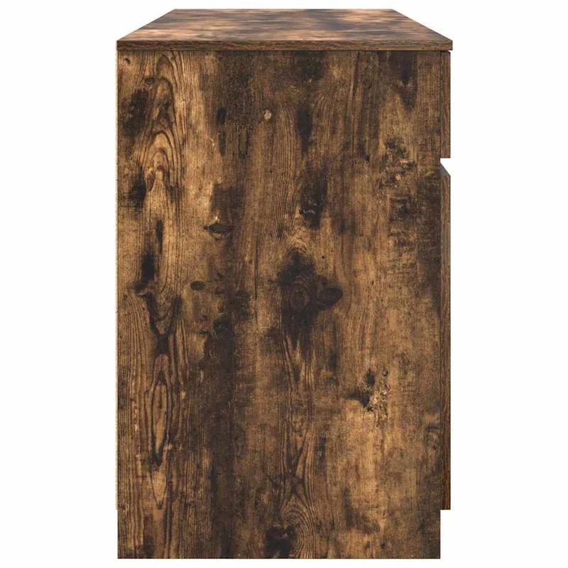 Großer Schreibtisch mit Schubladen und Türen, 140 cm