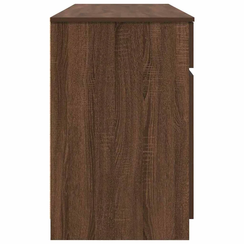 Großer Schreibtisch mit Schubladen und Türen, 140 cm