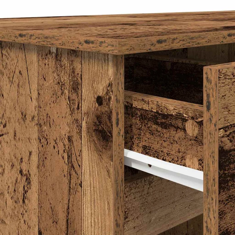 Großer Schreibtisch mit Schubladen und Türen, 140 cm