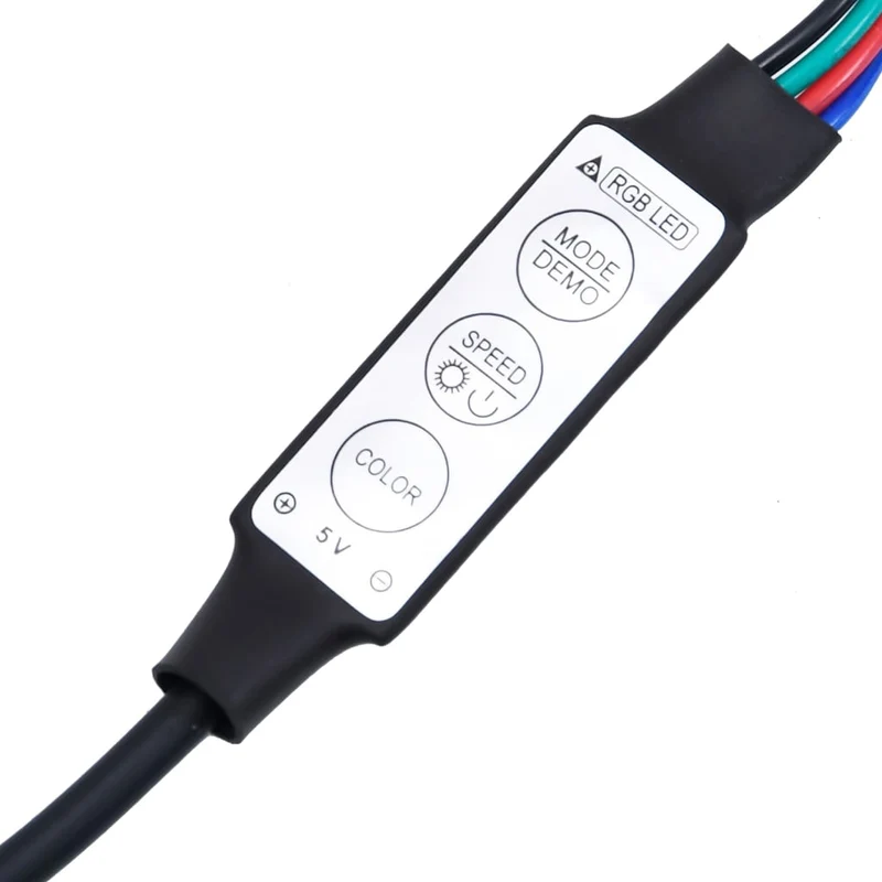 Breiter LED-beleuchteter Schreibtisch mit Monitorerhöhung
