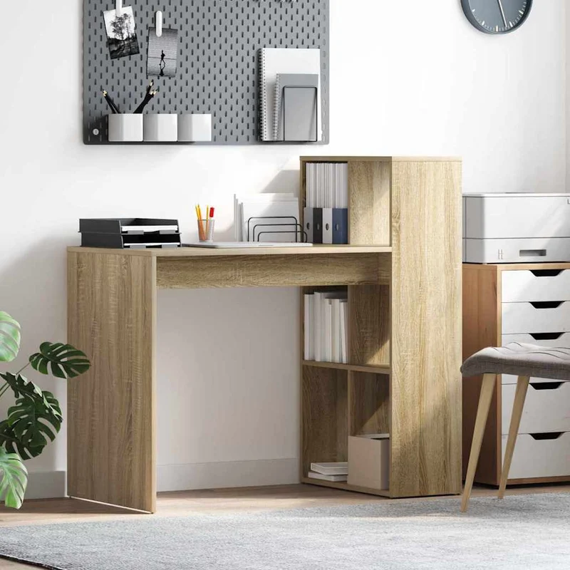 Kleiner Computertisch mit Regal fürs Homeoffice