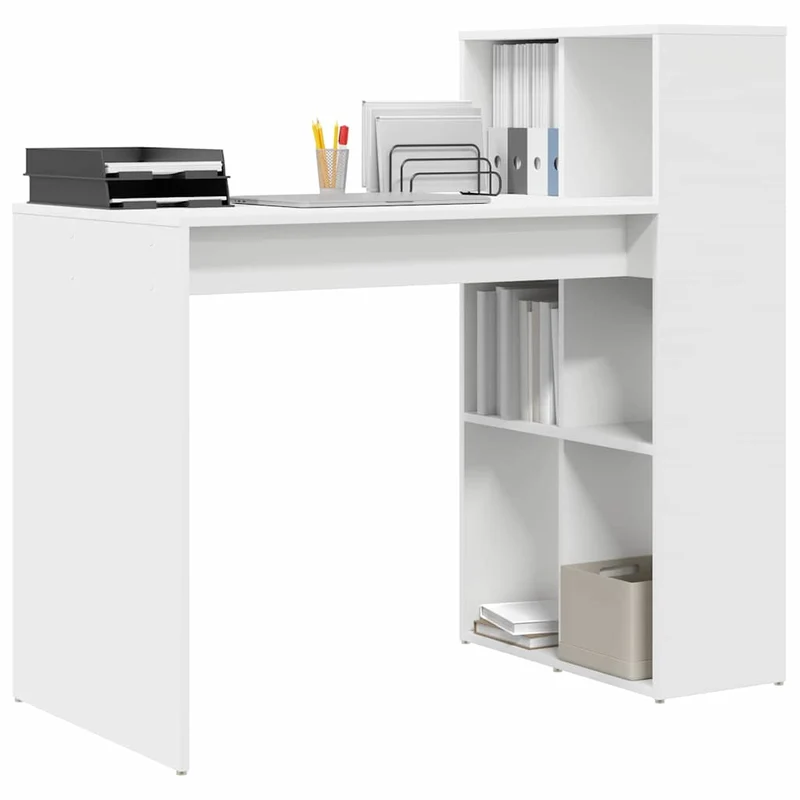 Kleiner Computertisch mit Regal fürs Homeoffice