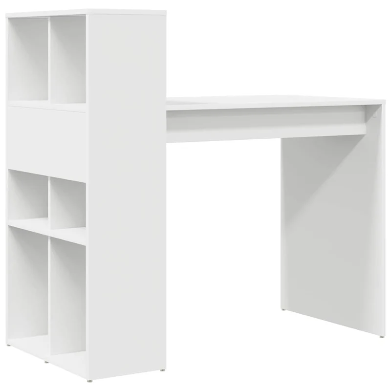 Kleiner Computertisch mit Regal fürs Homeoffice