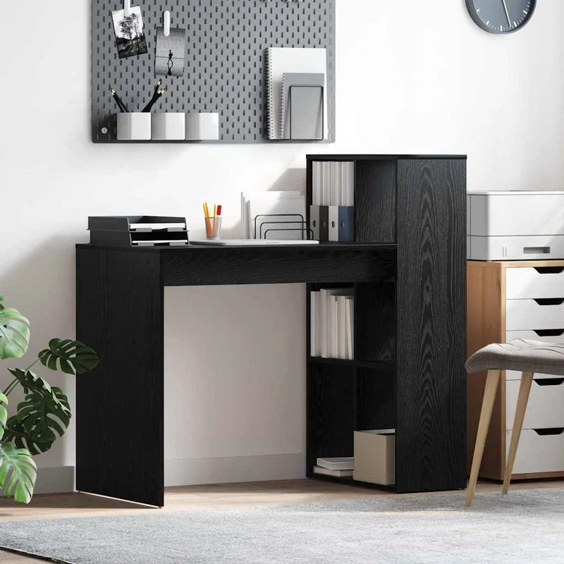 Kleiner Computertisch mit Regal fürs Homeoffice