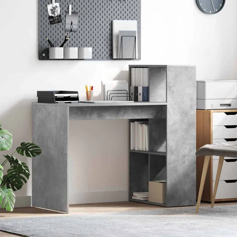 Kleiner Computertisch mit Regal fürs Homeoffice