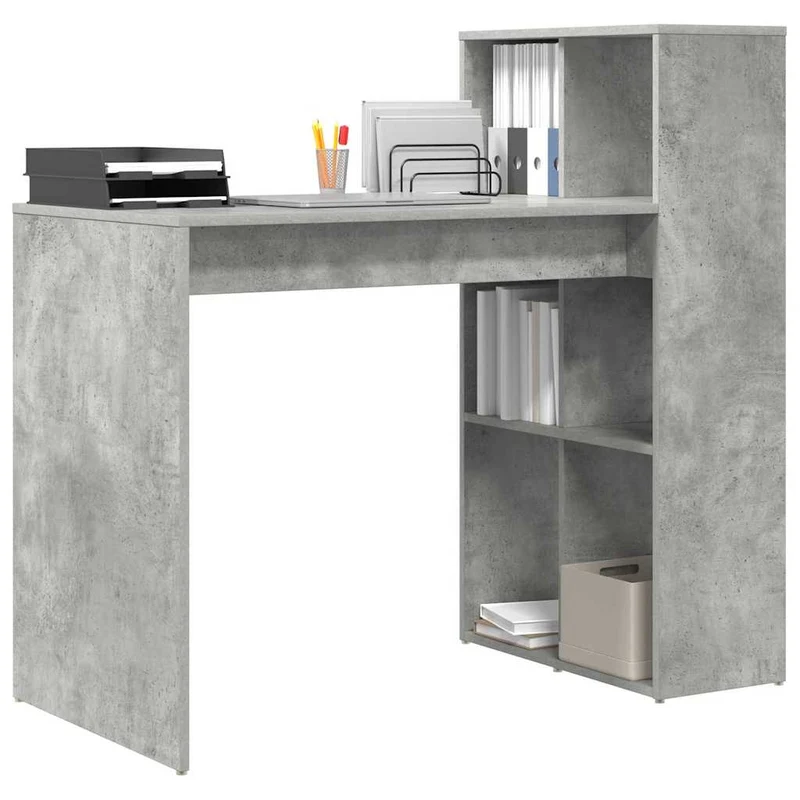 Kleiner Computertisch mit Regal fürs Homeoffice