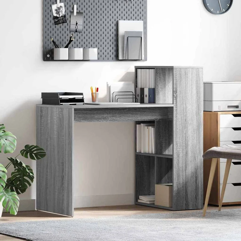 Kleiner Computertisch mit Regal fürs Homeoffice