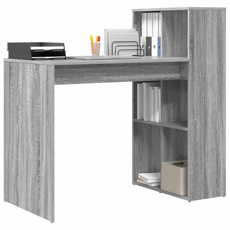 Kleiner Computertisch mit Regal fürs Homeoffice