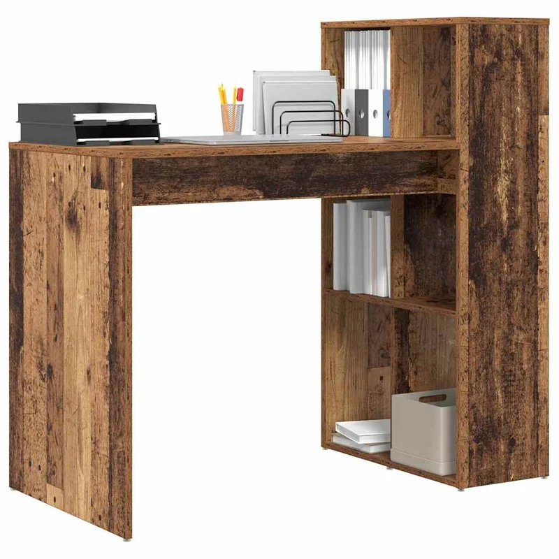 Kleiner Computertisch mit Regal fürs Homeoffice