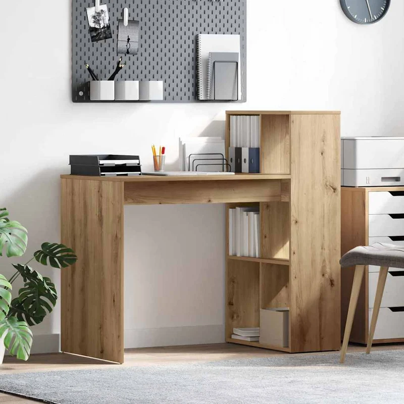 Kleiner Computertisch mit Regal fürs Homeoffice