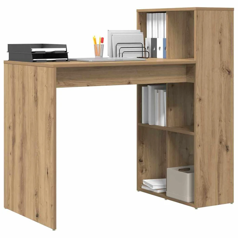 Kleiner Computertisch mit Regal fürs Homeoffice