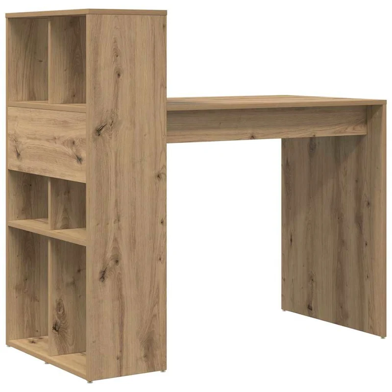 Kleiner Computertisch mit Regal fürs Homeoffice