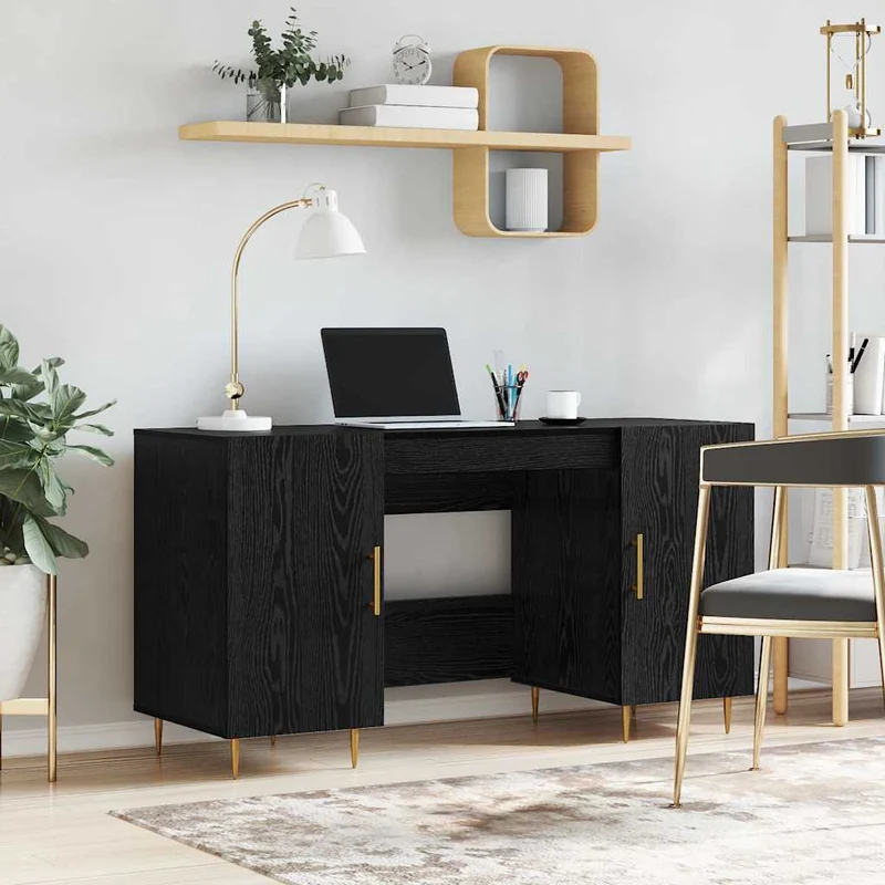 Großer Schreibtisch mit viel Stauraum fürs Homeoffice