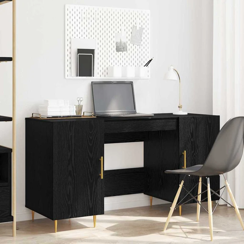 Großer Schreibtisch mit viel Stauraum fürs Homeoffice