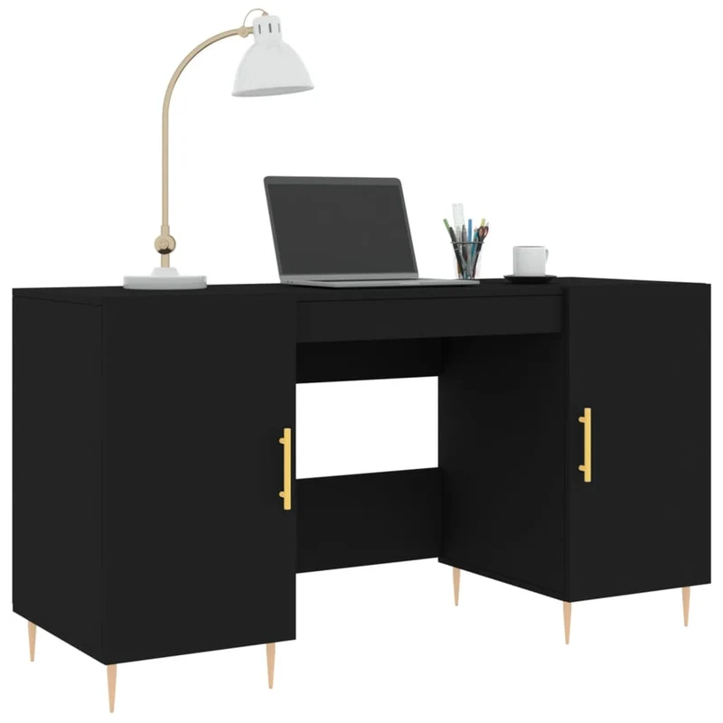 Großer Schreibtisch mit viel Stauraum fürs Homeoffice