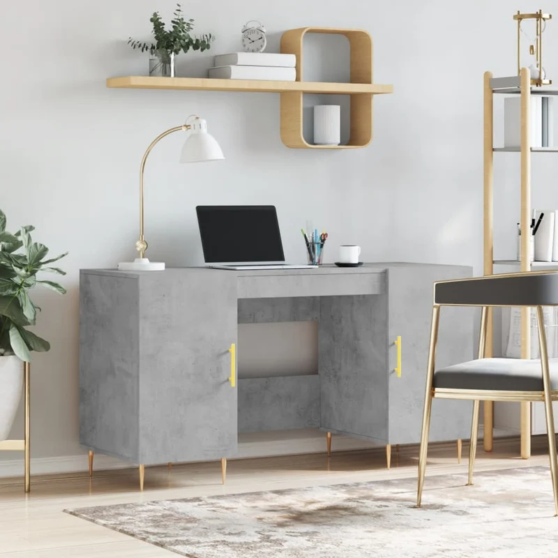 Großer Schreibtisch mit viel Stauraum fürs Homeoffice