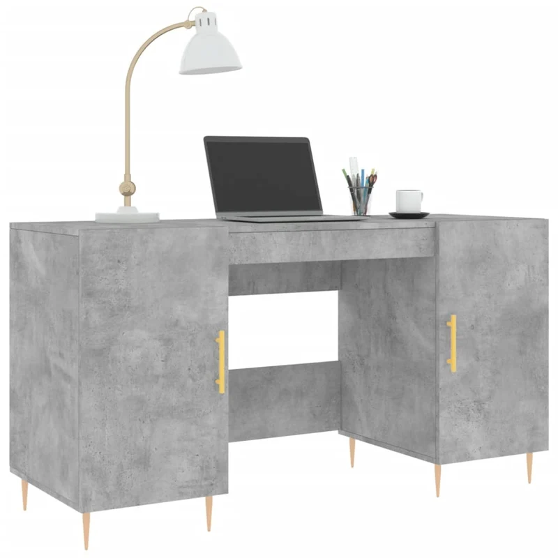 Großer Schreibtisch mit viel Stauraum fürs Homeoffice