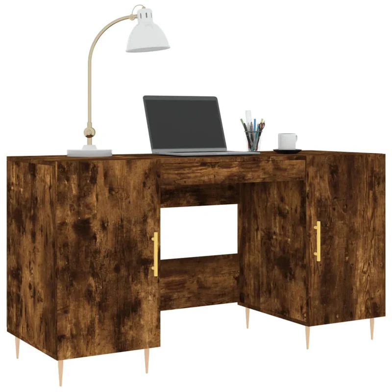 Großer Schreibtisch mit viel Stauraum fürs Homeoffice