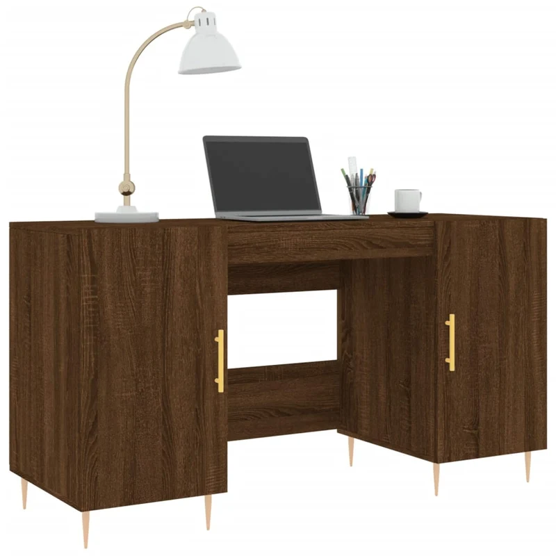 Großer Schreibtisch mit viel Stauraum fürs Homeoffice