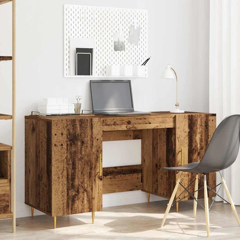 Großer Schreibtisch mit viel Stauraum fürs Homeoffice