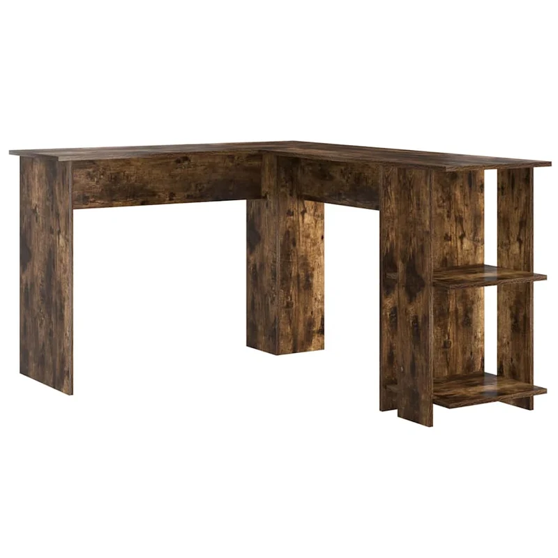 Eckschreibtisch mit Regal, variabel Montierbar - 113x140cm