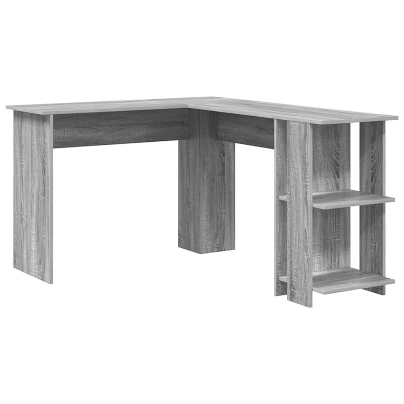 Eckschreibtisch mit Regal, variabel Montierbar - 113x140cm