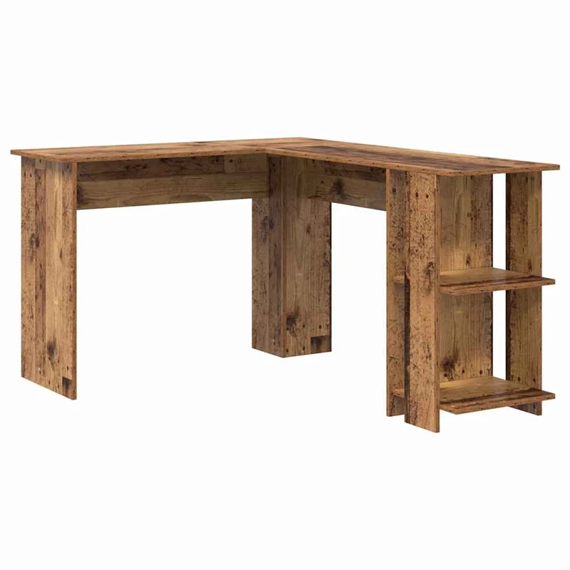 Eckschreibtisch mit Regal, variabel Montierbar - 113x140cm