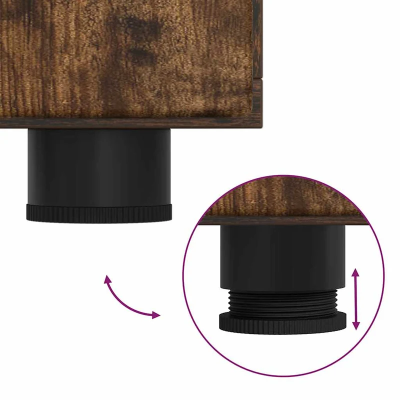 Moderne Anrichte mit 2 geschlossenen und einer Glastür