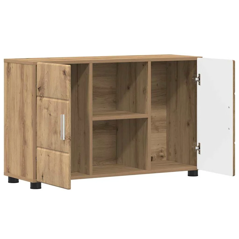 Modernes Sideboard mit offenen Fächern und Türen