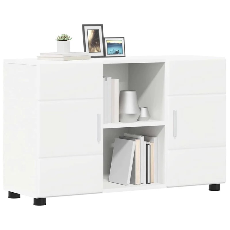 Modernes Sideboard mit offenen Fächern und Türen