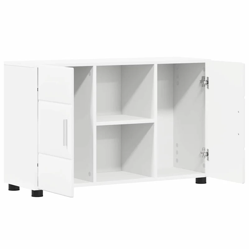 Modernes Sideboard mit offenen Fächern und Türen