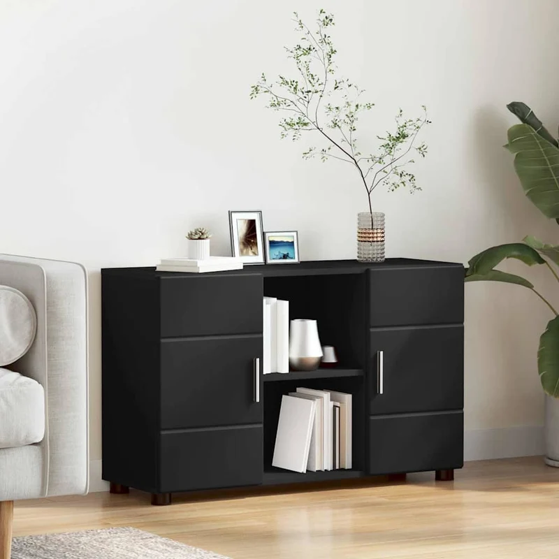 Modernes Sideboard mit offenen Fächern und Türen