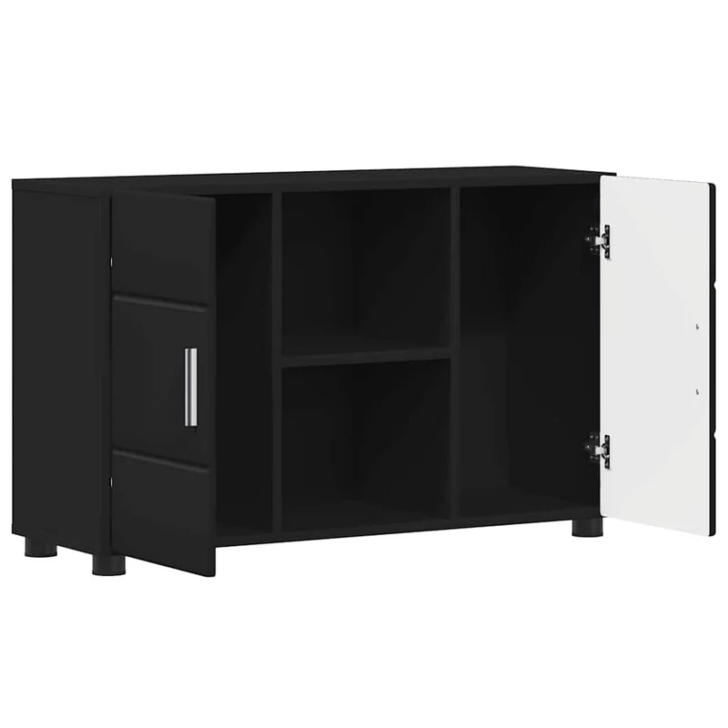 Modernes Sideboard mit offenen Fächern und Türen