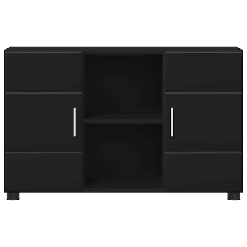 Modernes Sideboard mit offenen Fächern und Türen