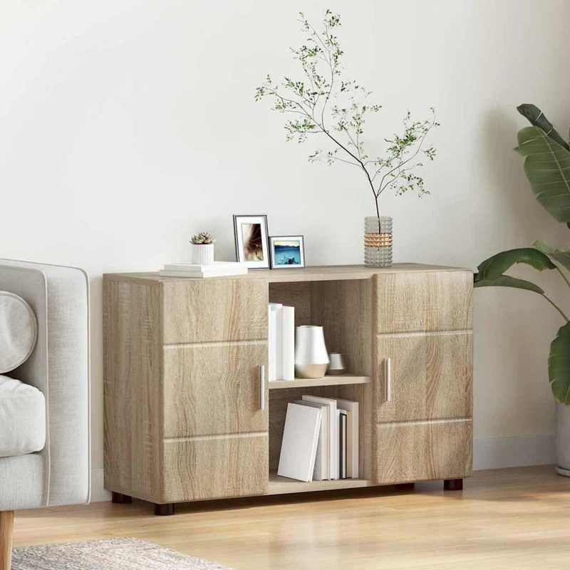 Modernes Sideboard mit offenen Fächern und Türen