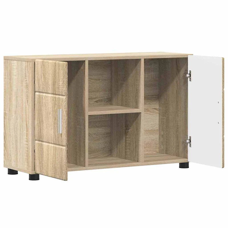 Modernes Sideboard mit offenen Fächern und Türen