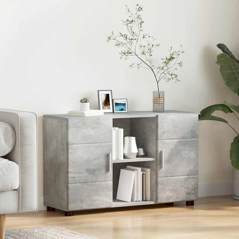 Modernes Sideboard mit offenen Fächern und Türen