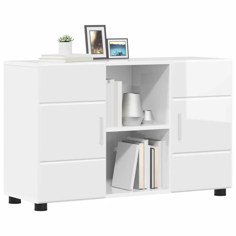 Modernes Sideboard mit offenen Fächern und Türen