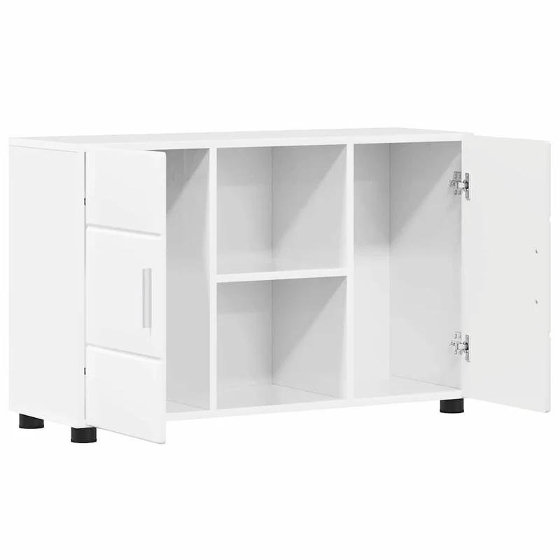 Modernes Sideboard mit offenen Fächern und Türen