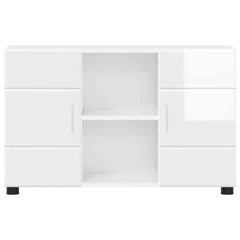 Modernes Sideboard mit offenen Fächern und Türen