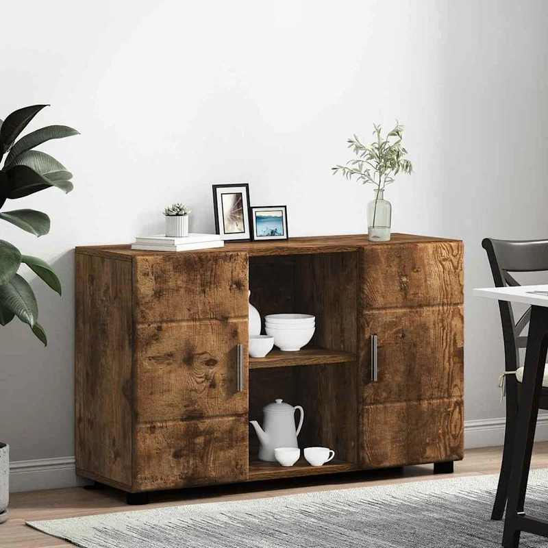 Modernes Sideboard mit offenen Fächern und Türen