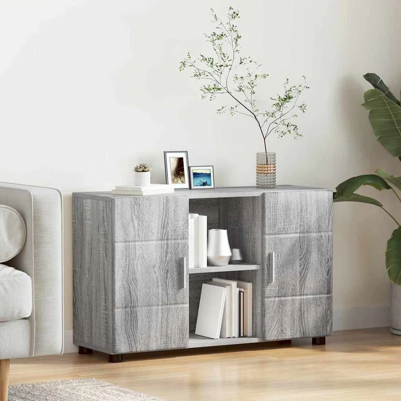 Modernes Sideboard mit offenen Fächern und Türen