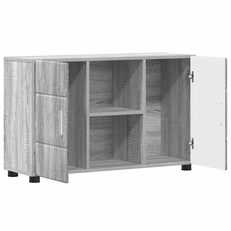 Modernes Sideboard mit offenen Fächern und Türen
