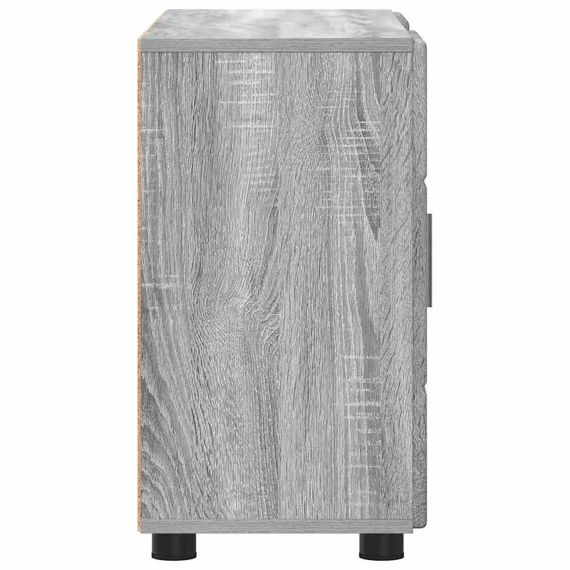 Modernes Sideboard mit offenen Fächern und Türen