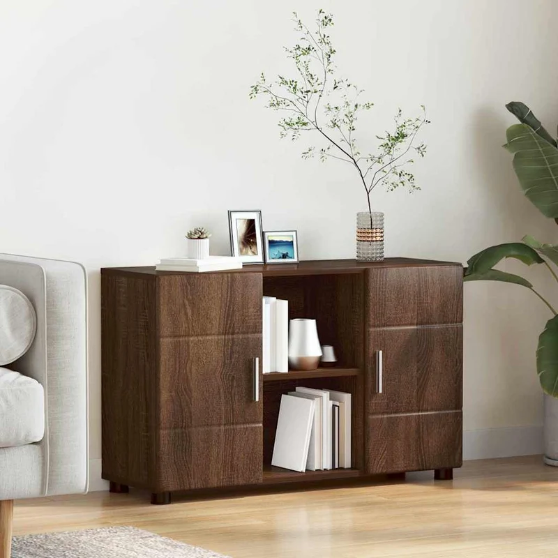 Modernes Sideboard mit offenen Fächern und Türen