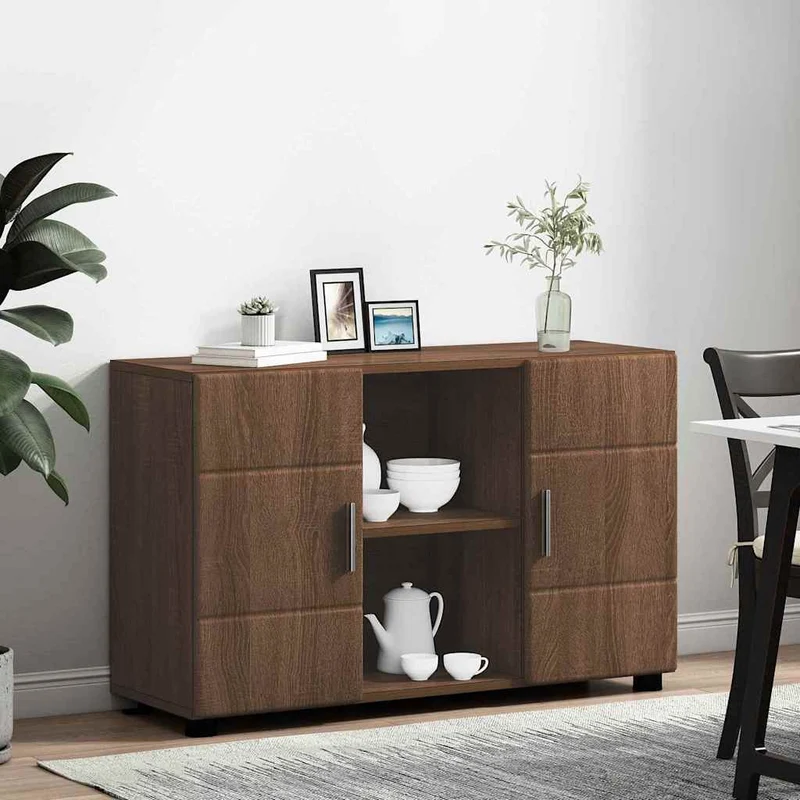 Modernes Sideboard mit offenen Fächern und Türen