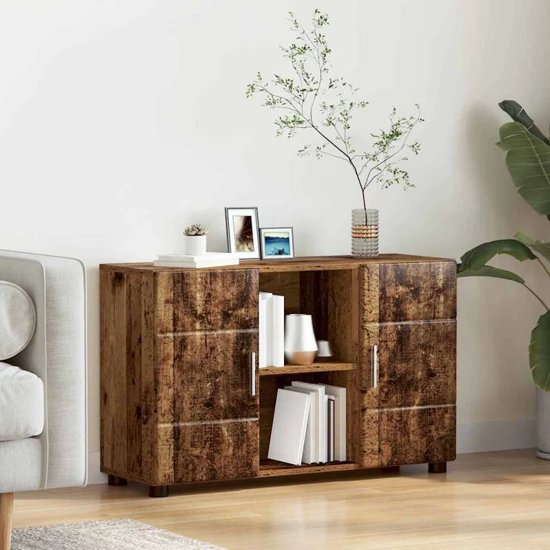 Modernes Sideboard mit offenen Fächern und Türen