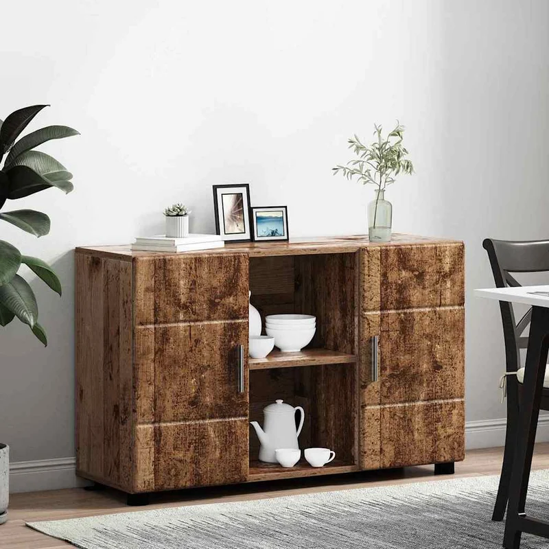 Modernes Sideboard mit offenen Fächern und Türen